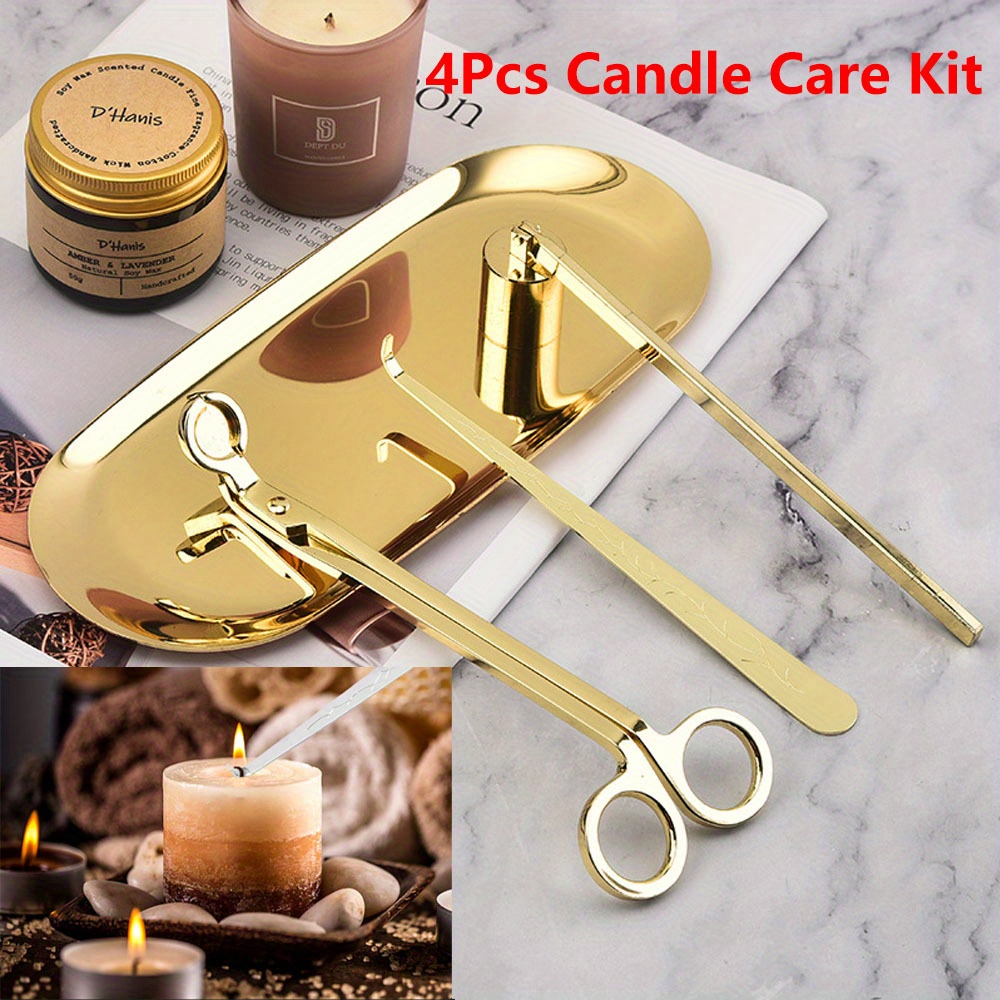 Luxury Lifestyle Items - 4 adet/takım Lüks Mum Bakım Seti
