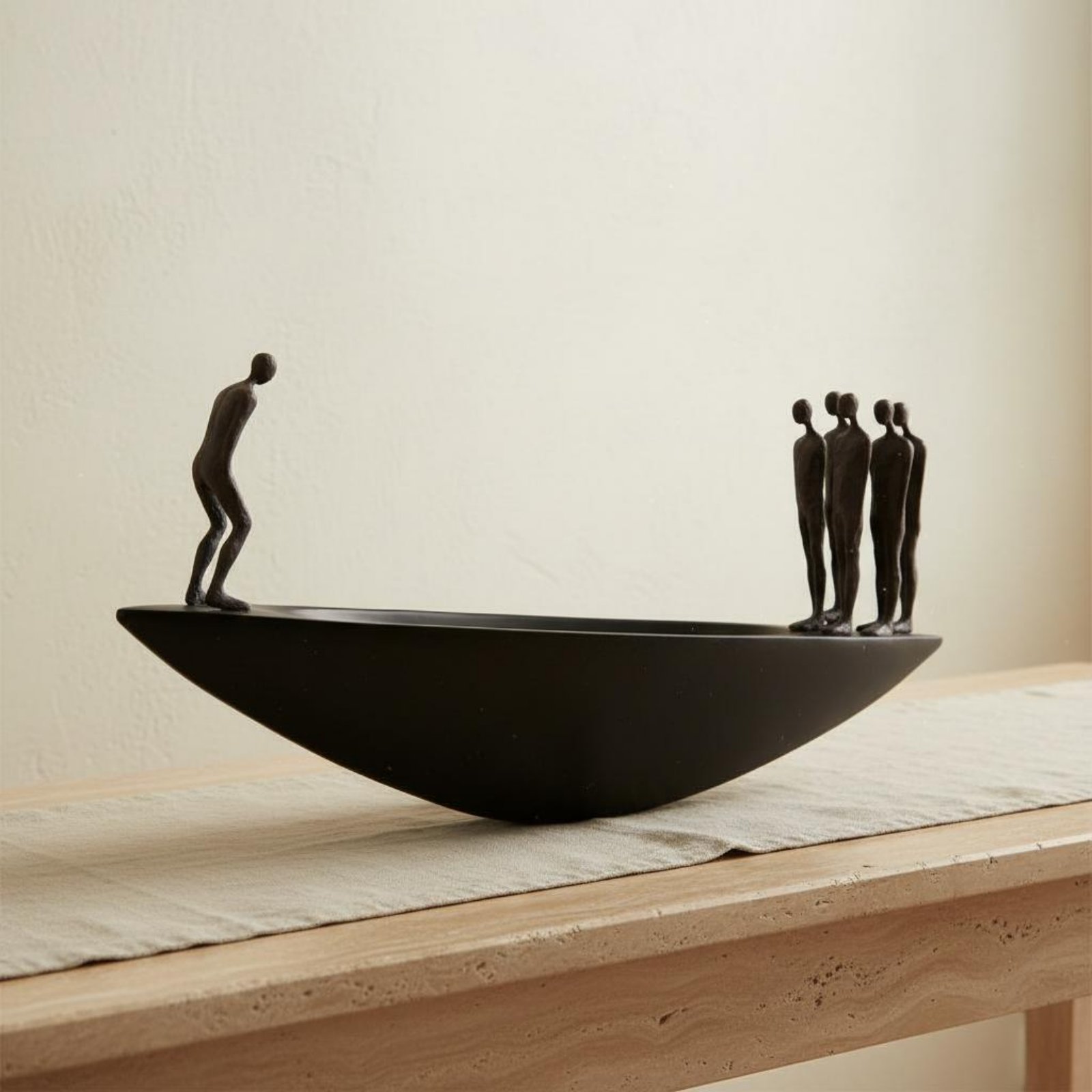 Luxury Lifestyle Items - Modern Reçine Yelkenli Tekne Heykeli Sanatsal