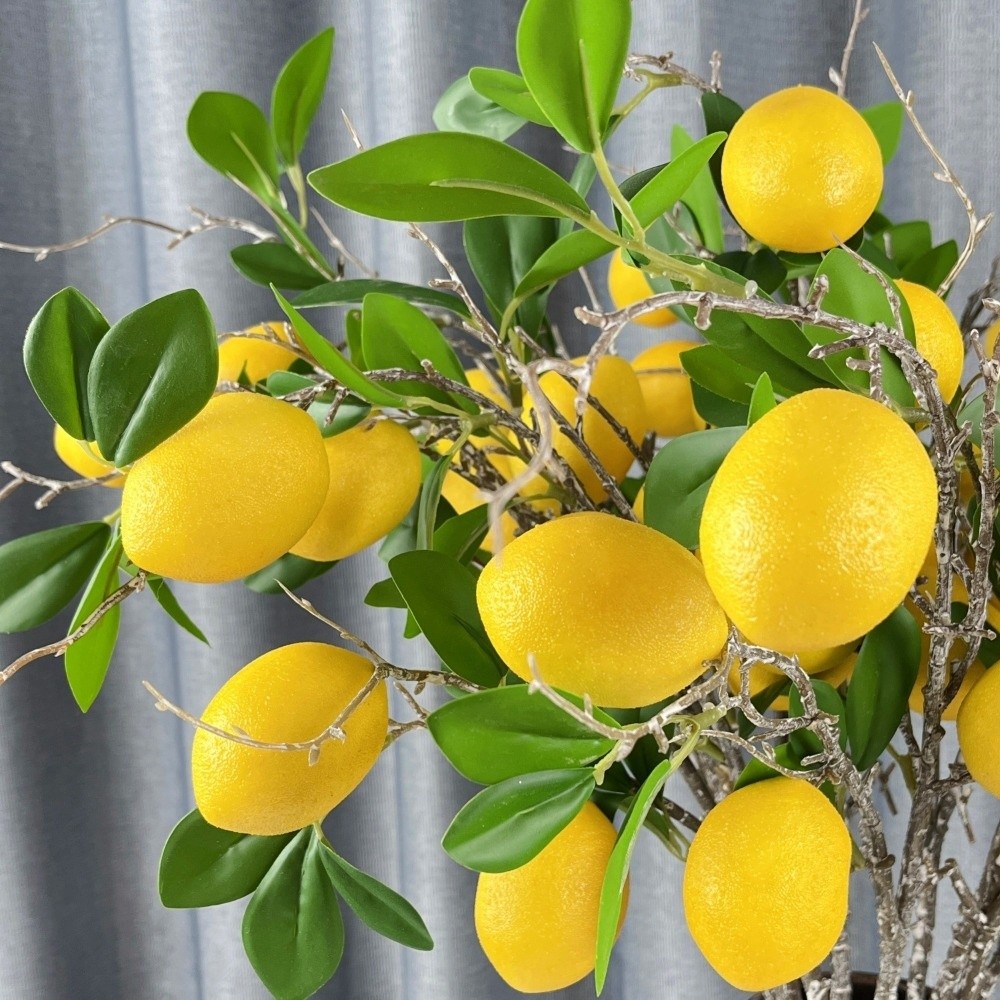 Yeşil Yapraklı Yapay Limon Dal - Luxury Lifestyle Items incelemesi ve fiyatı