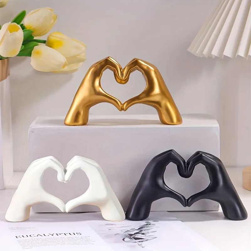 Reçine Aşk Jesti Heykeli Masaü - Luxury Lifestyle Items incelemesi ve fiyatı