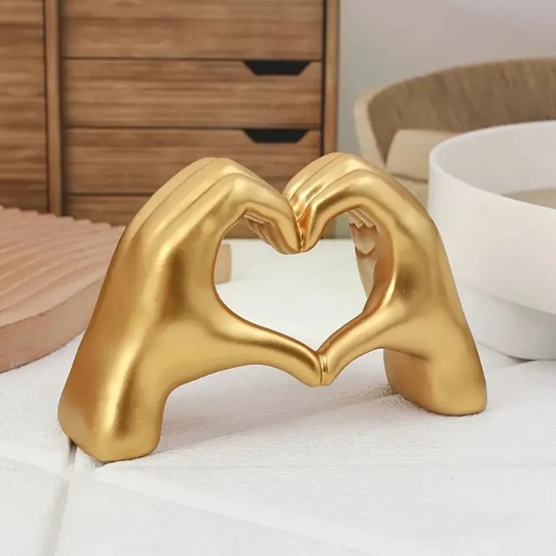 Reçine Aşk Jesti Heykeli Masaü - Luxury Lifestyle Items incelemesi ve fiyatı